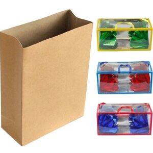 Magic Colorful Paper Bag Flower Set New Parties Kids